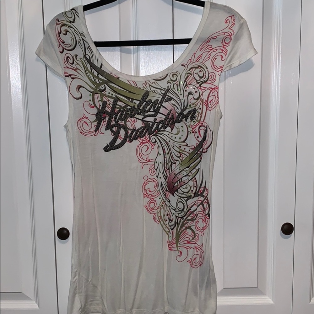 Harley Davidson sexy back T